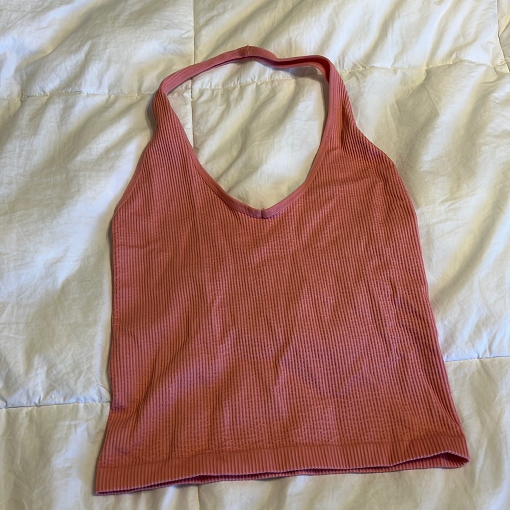 PINK out from under halter top